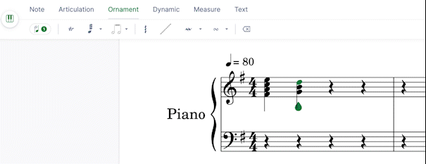 Add/Remove arpeggio
