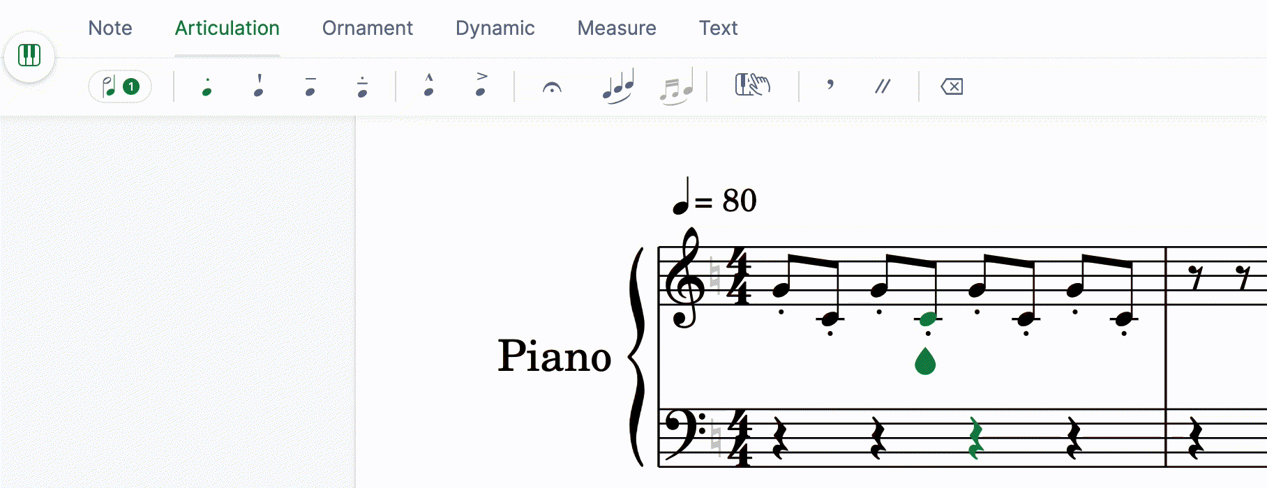 Add articulations