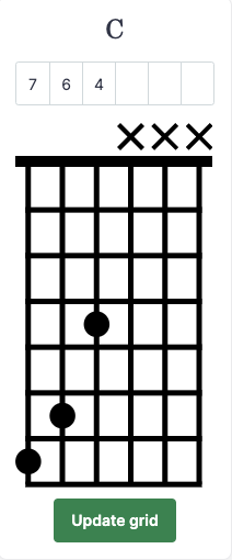 Chord grid edition