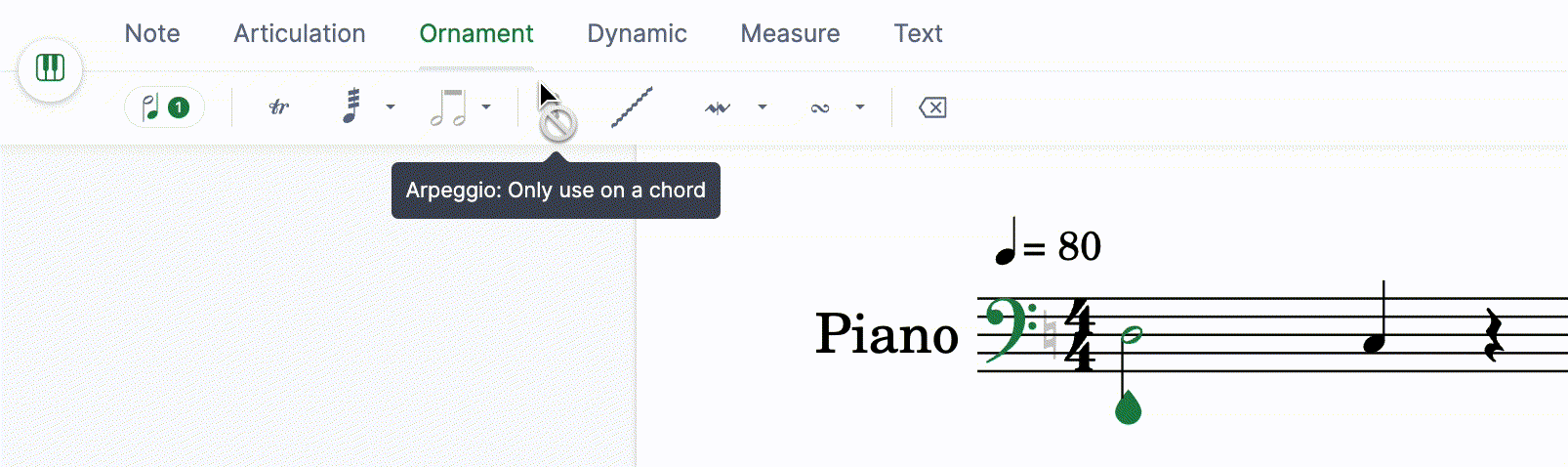 Add/Remove glissando