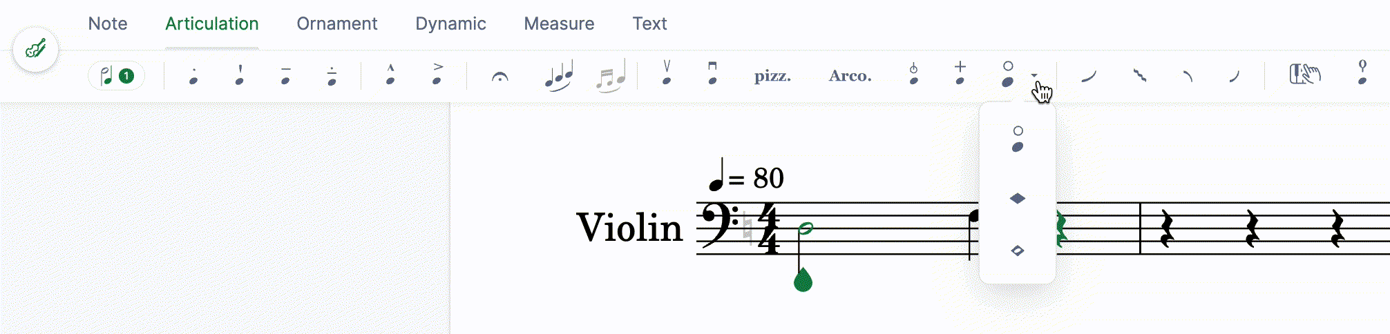 Natural Harmonic, Sounding Pitch