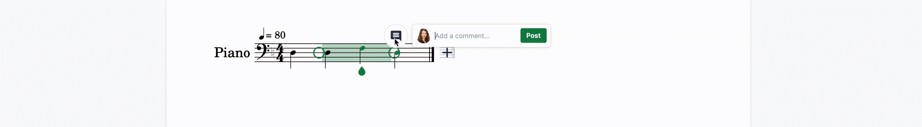 Add an inline comment
