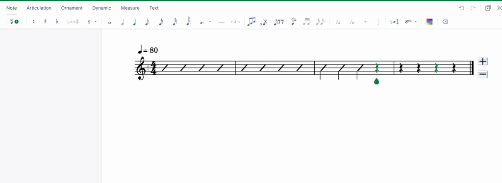Rhythmic edition