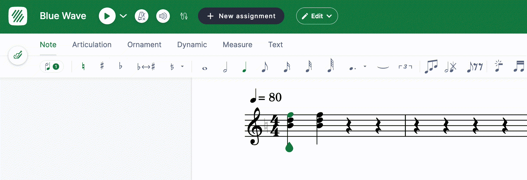 Tie chords