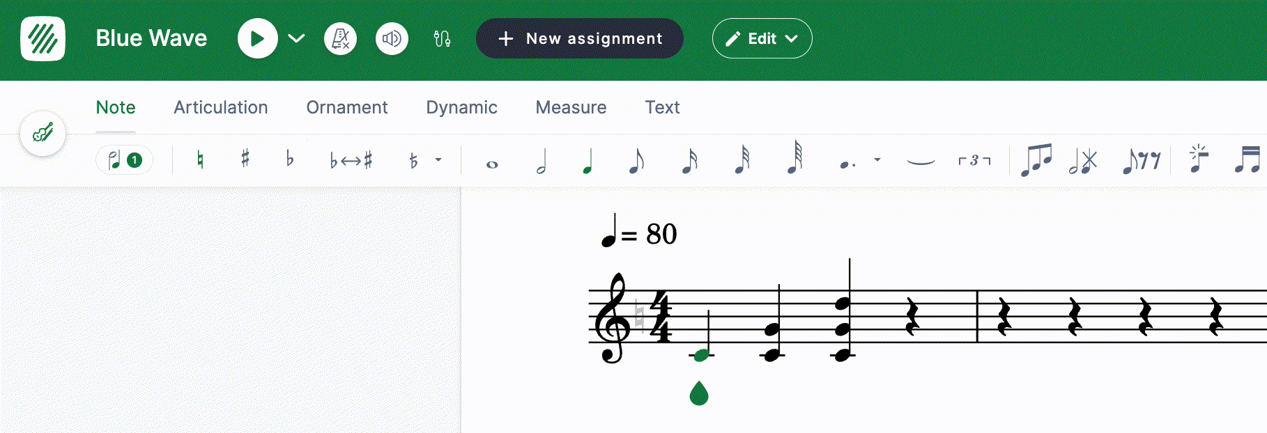 Tie chords
