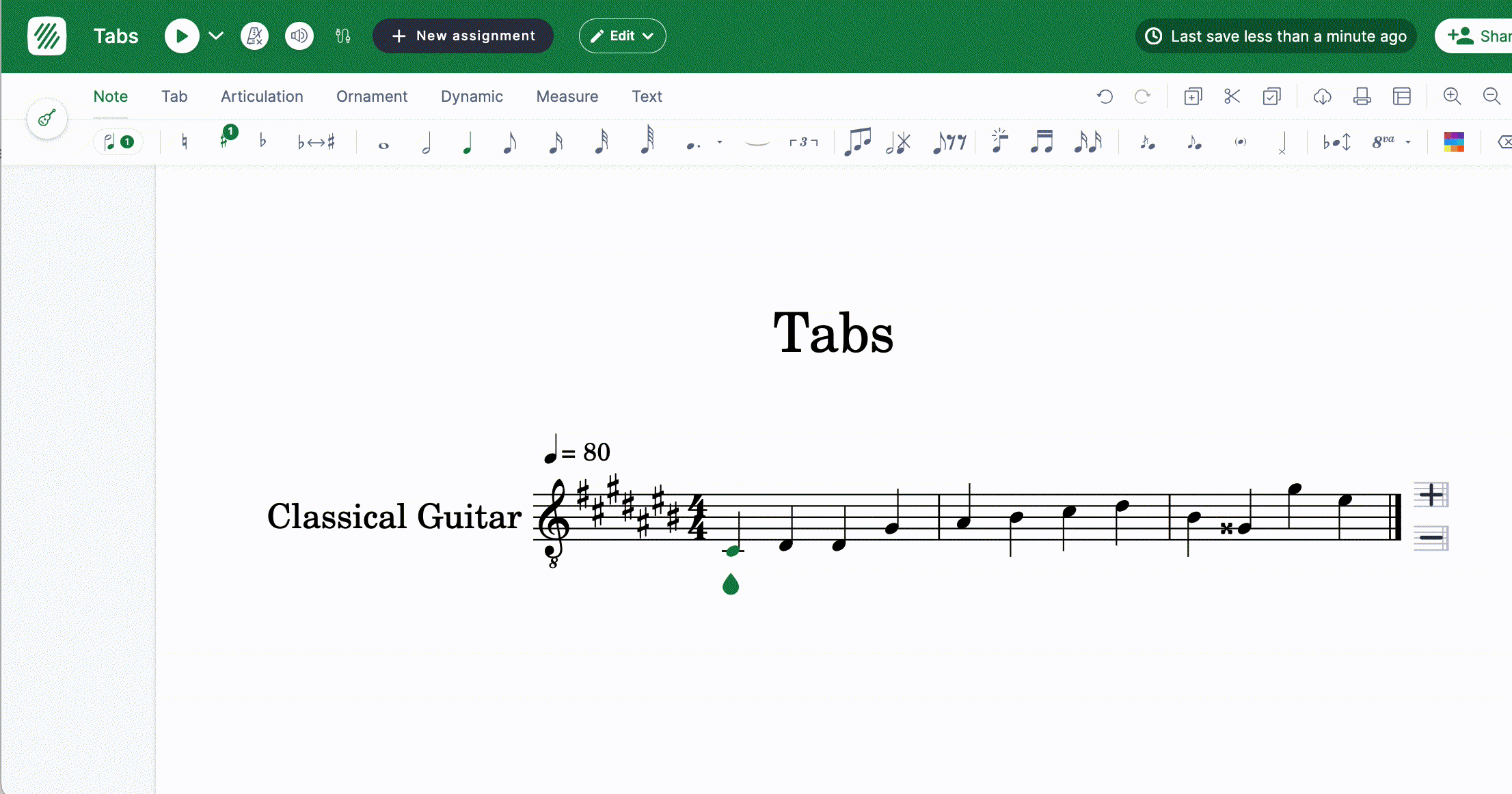 Generate Tab