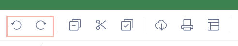 Undo and redo tools