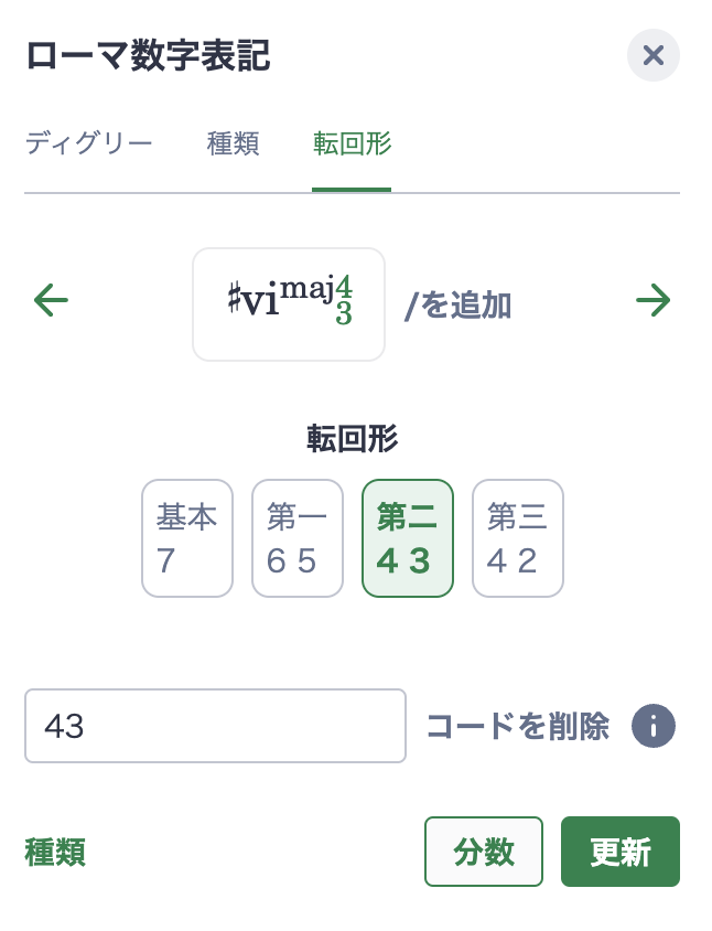 転回形