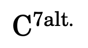 C7alt