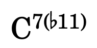 C7b11