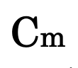Cm