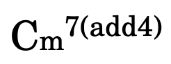 Cm7add4