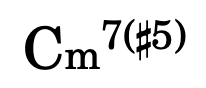 Cm7#5