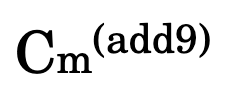 Cmadd9