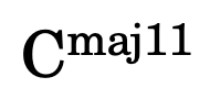 Cmaj11