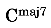 Cmaj7
