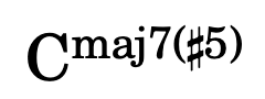 Cmaj7#5