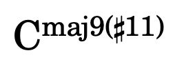Cmaj9#11