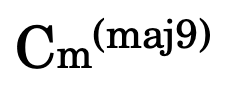 Cmmaj9