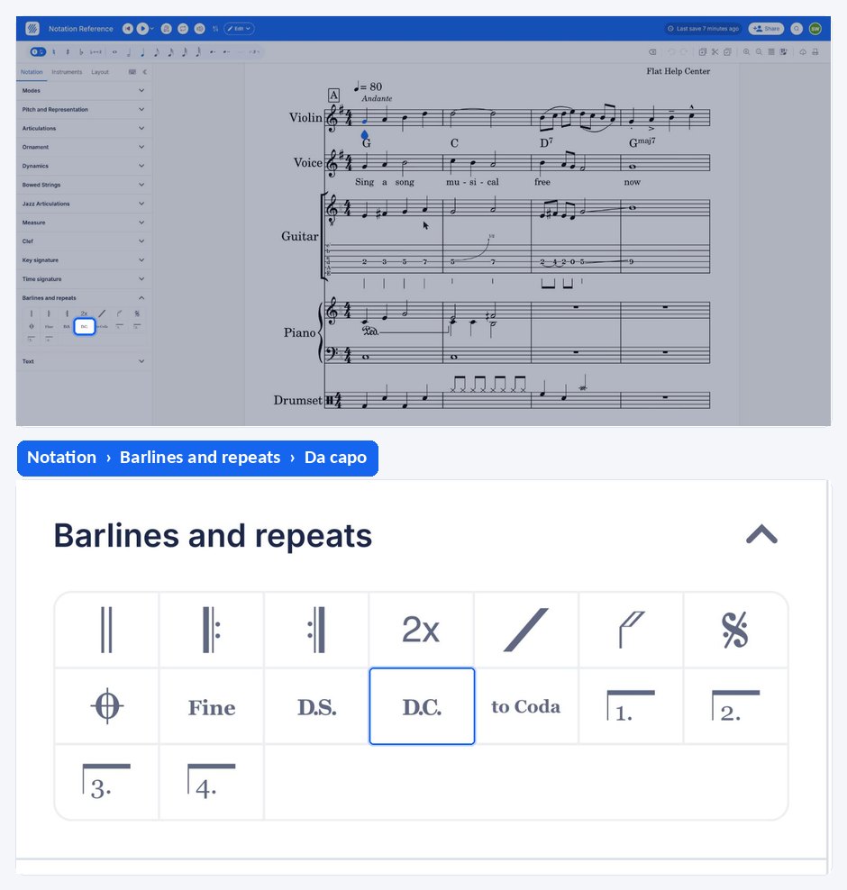 Add a Da Capo
