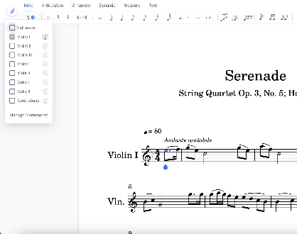 Choose the parts displayed