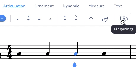 Add/Remove fingerings