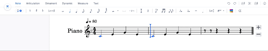 Insert rest of specific duration