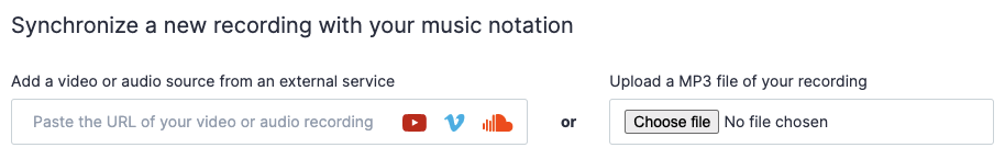 Paste the recording link