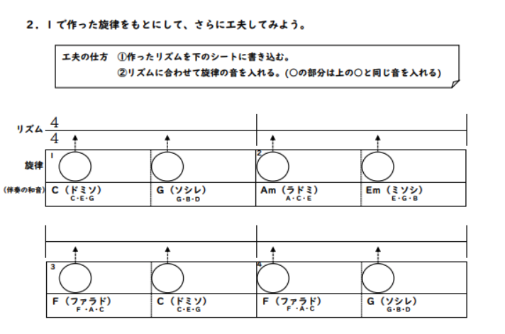 リズムワークシート