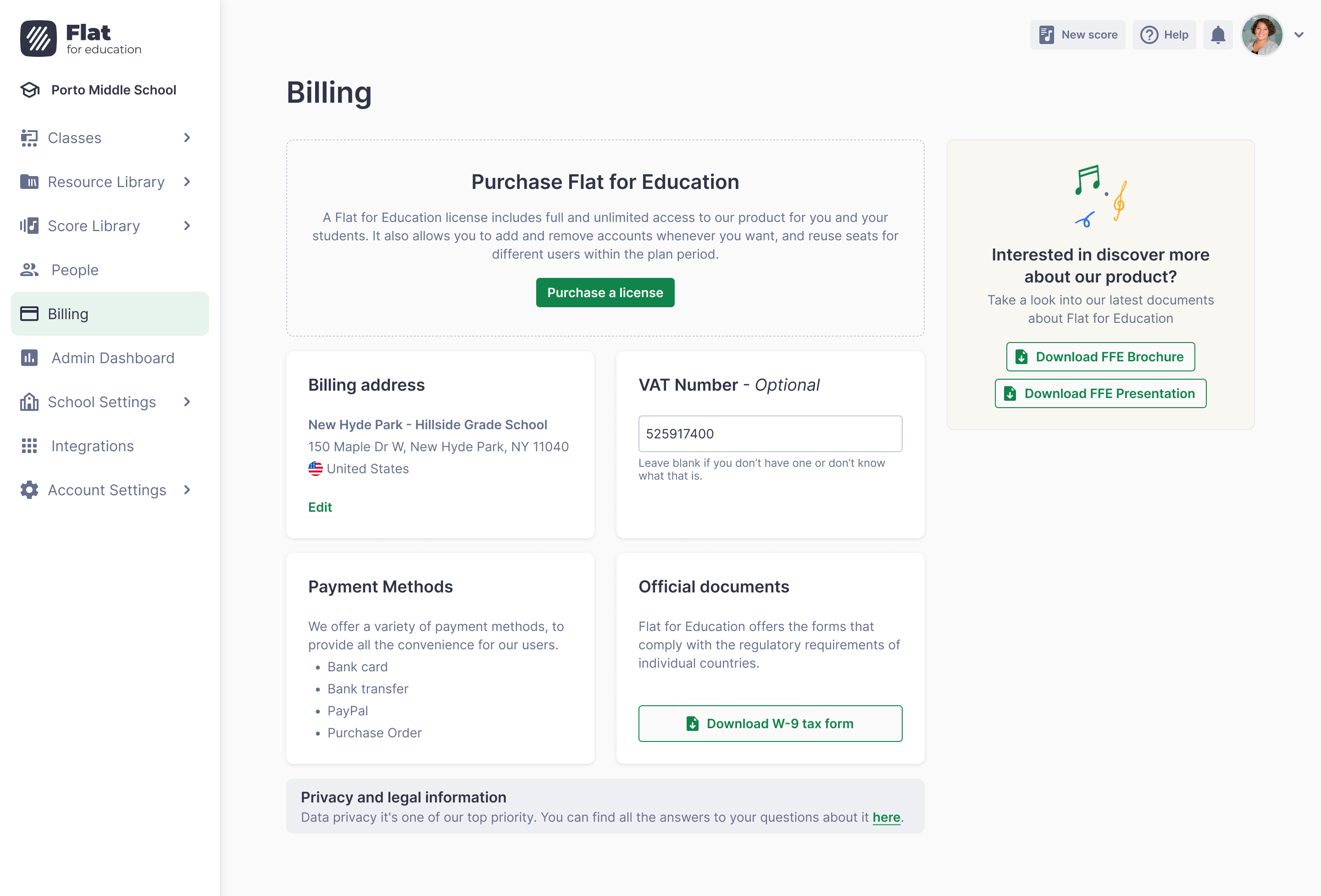 Billing Dashboard