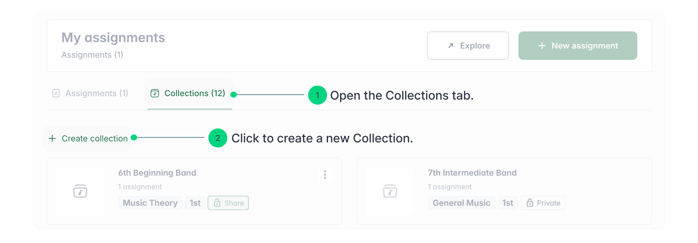 Create a new collection