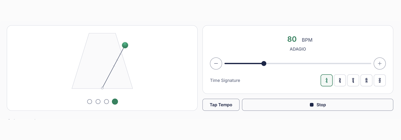 Outils de pratique : Métronome