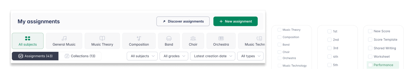Resource Library Filters