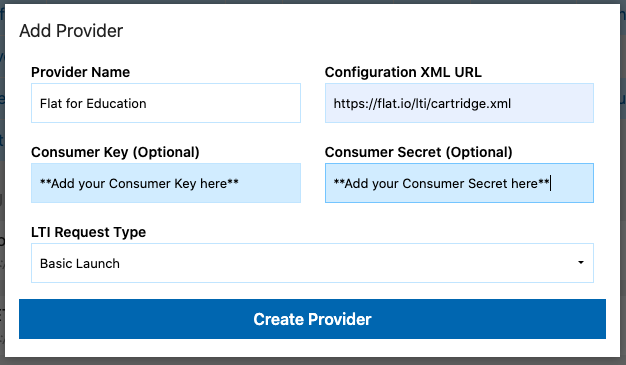 Add LTI provider in Schoolbox