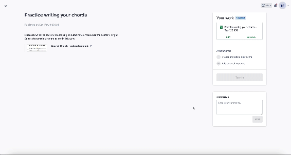 Edit a submitted assignment