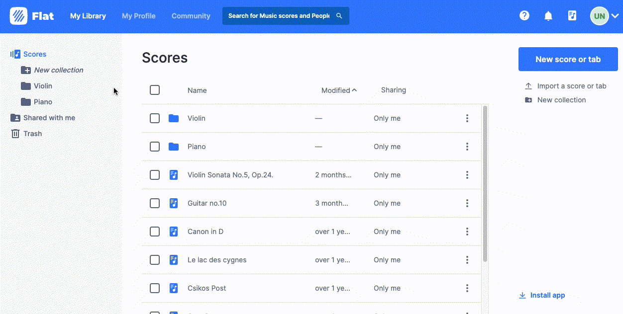 Get started with collections