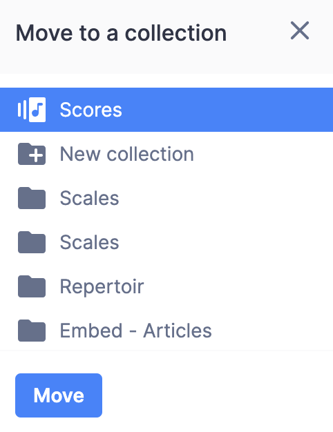 Remove score from library
