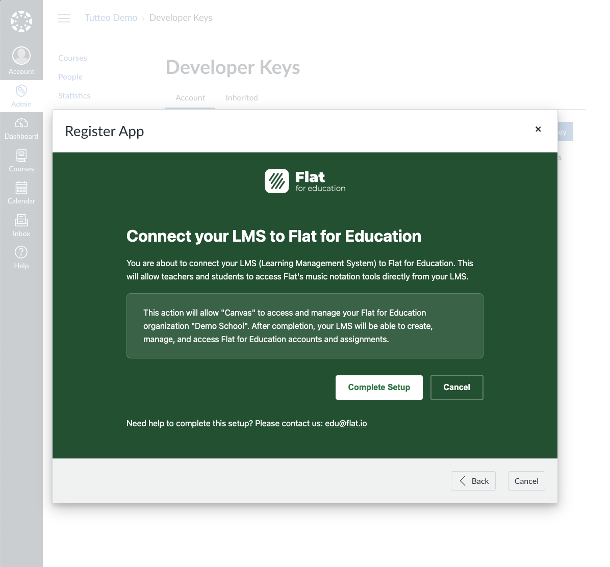 Canvas Complete Setup