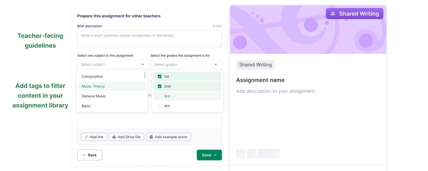 Teacher Instructions